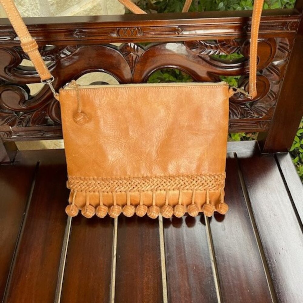 Consuela Diego fiesta crossbody with Braided Fringe